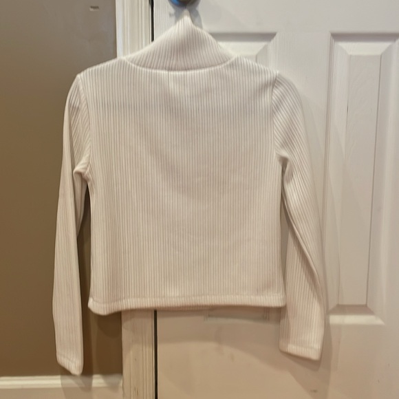 Long sleeve white thick shirt - Picture 2 of 2